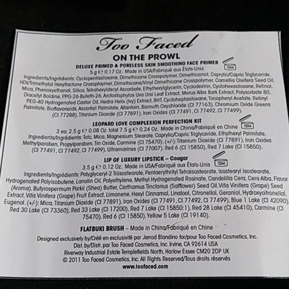 TOO FACED ON THE PROWL LEOPARD 💘 LOVE - Picture 5 of 11